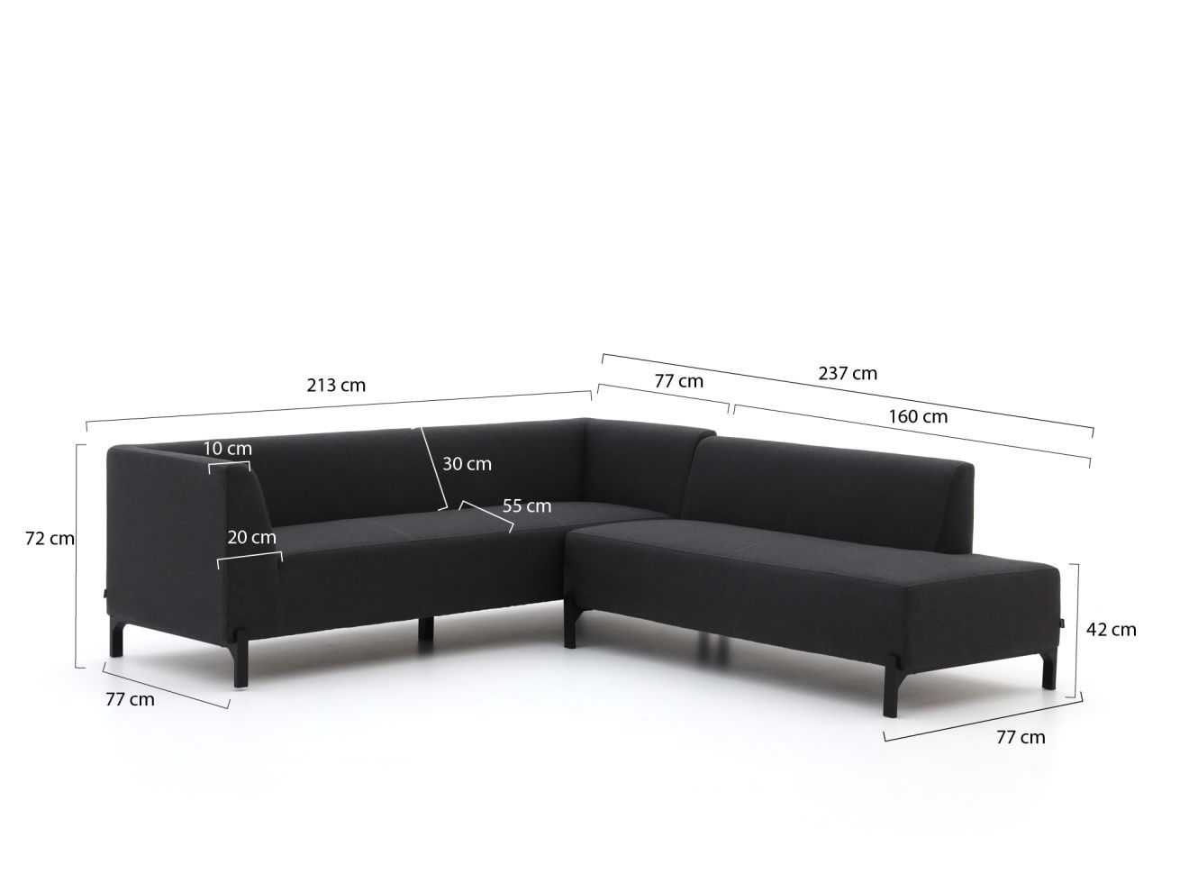 Hartman Dion Gartensofa 3-Sitzer + Gartensofa 2-Sitzer günstig online kaufen