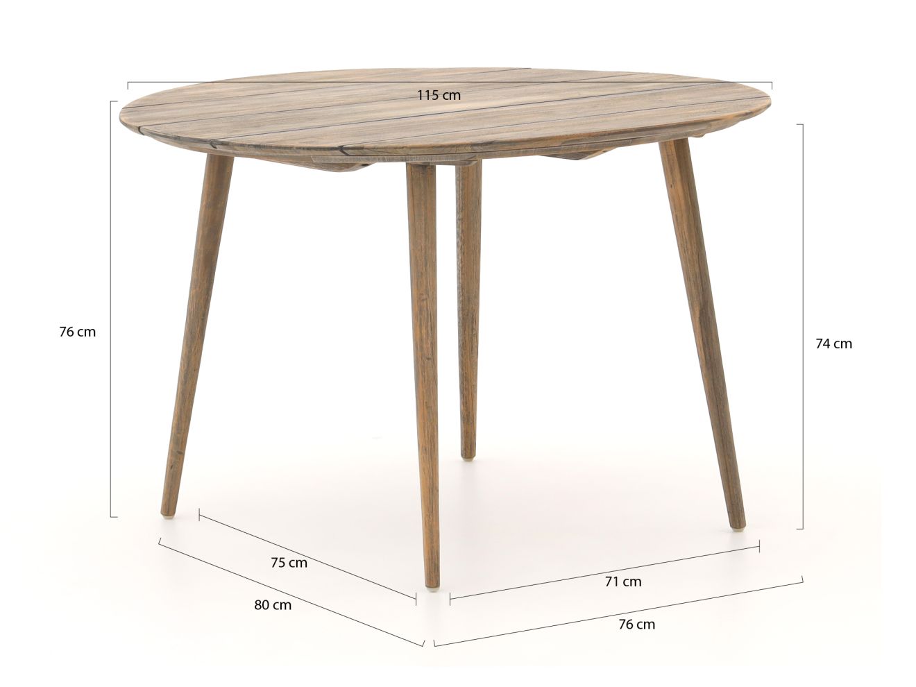 Intenso Parma/ROUGH-K ø 115 cm Gartenm�...