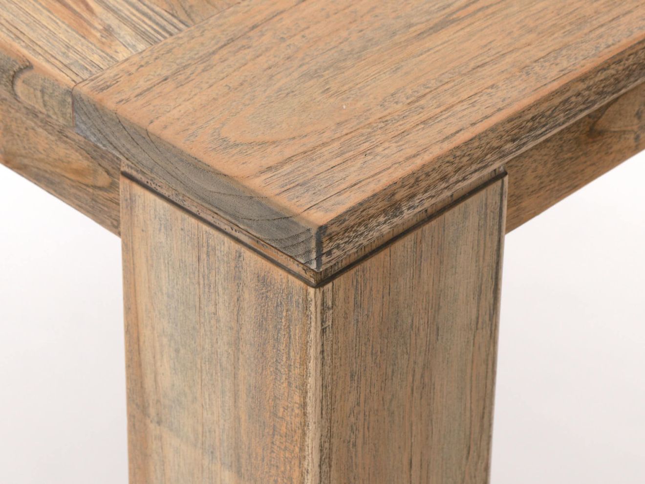 ROUGH-X Gartentisch 100x100x76 cm Braun ... ROUGH-X Gartentisch 100x100x76 cm Braun ...