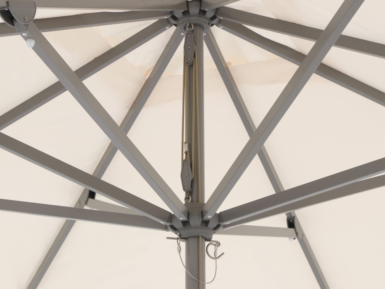 Shadowline Cuba Sonnenschirm 300x300 cm Weiß