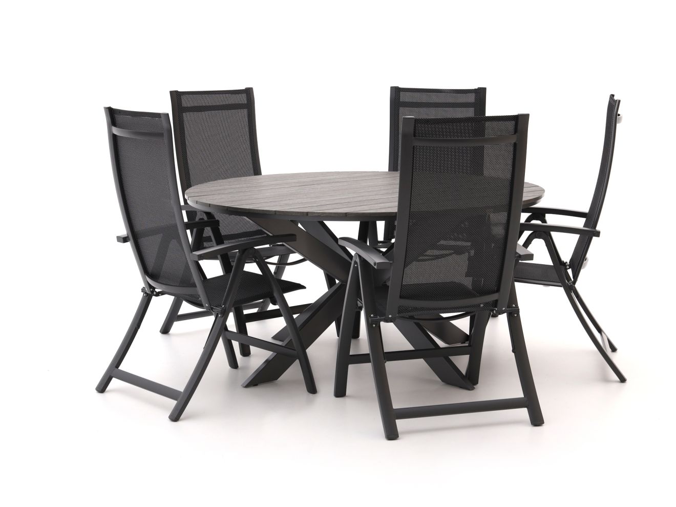 Bellagio Trappeto/Fidenza ø 149 cm Gartenmöbel-Set 6-Teilig günstig online kaufen