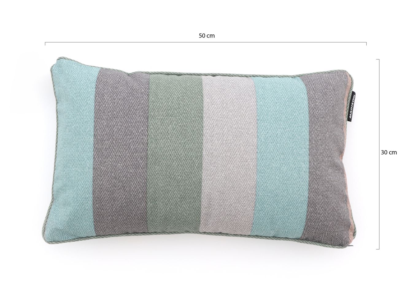 Madison Lendekissen 50x30 cm Grau 50x30cm