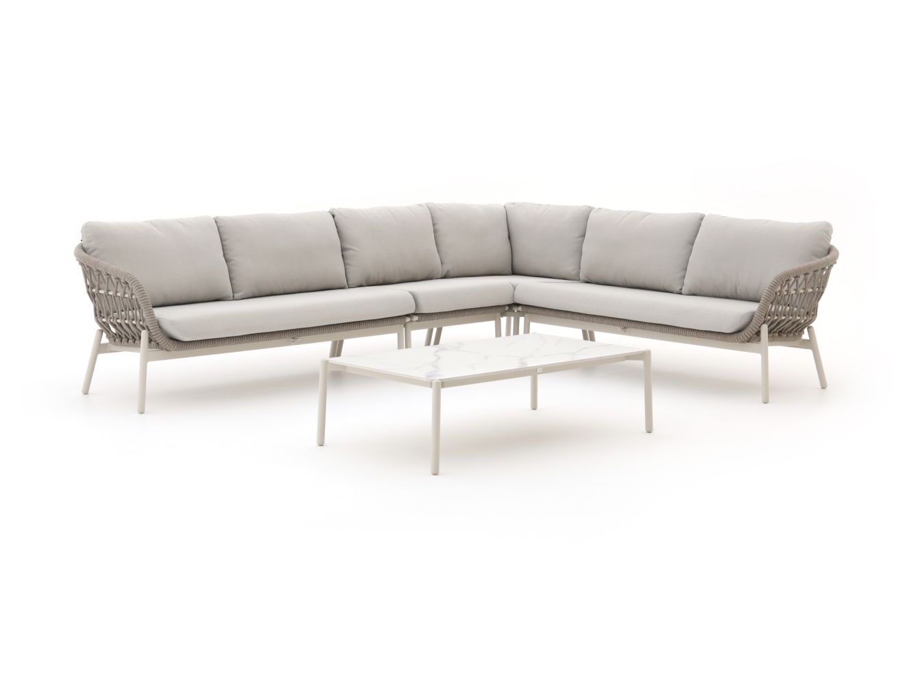 Bellagio Cupello Ecklounge-Set 5-teilig Taupe  Rabatt: 29 %