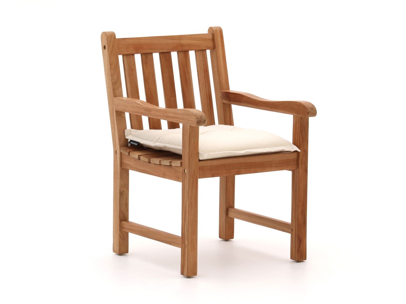 Madison Hocker/Sitzkissens 55x55 cm met rand Sitz Taupe 55x55cm