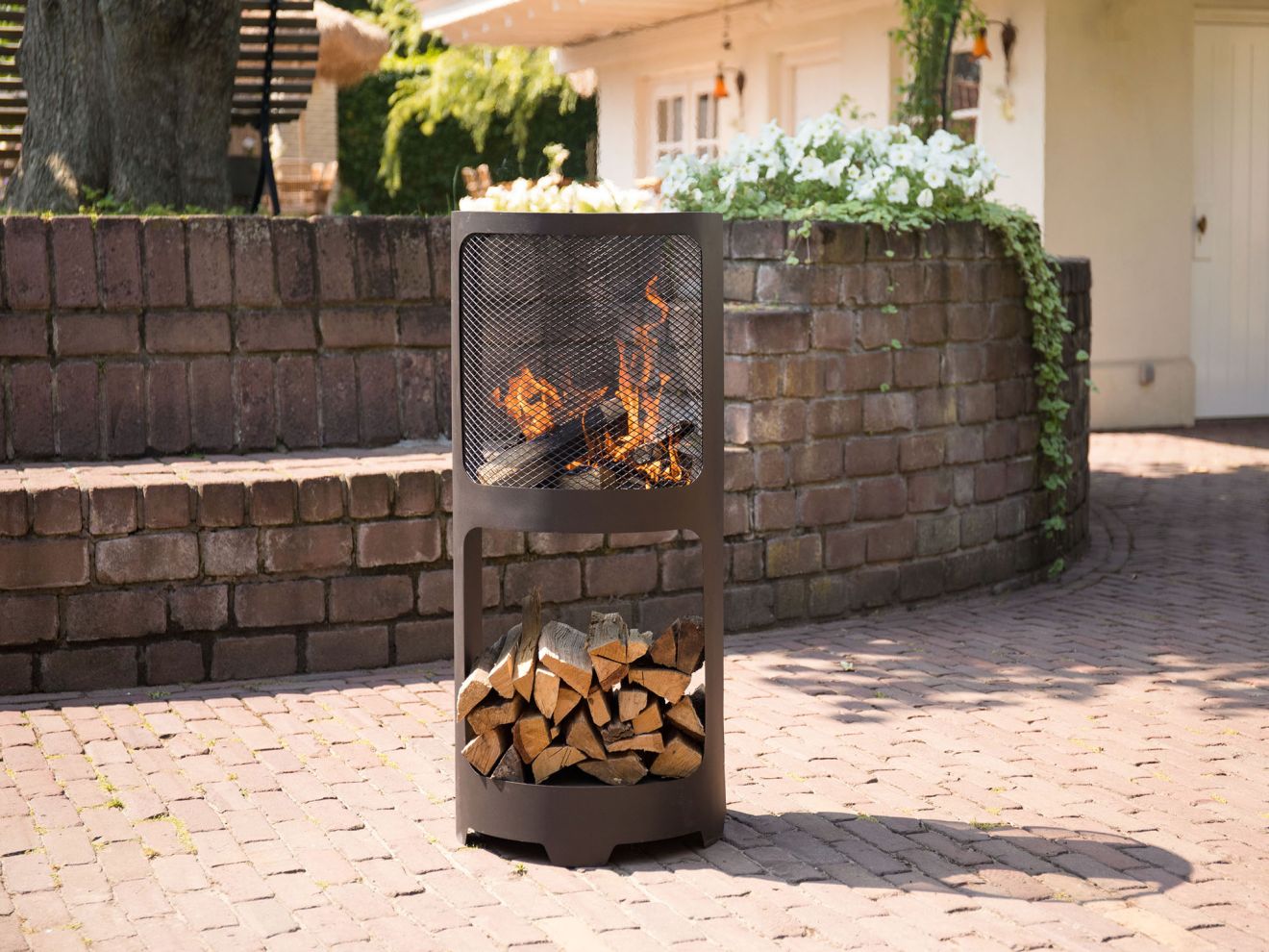 RedFire Buffalo Feuerkorb ø 43 cm Grau 43cm