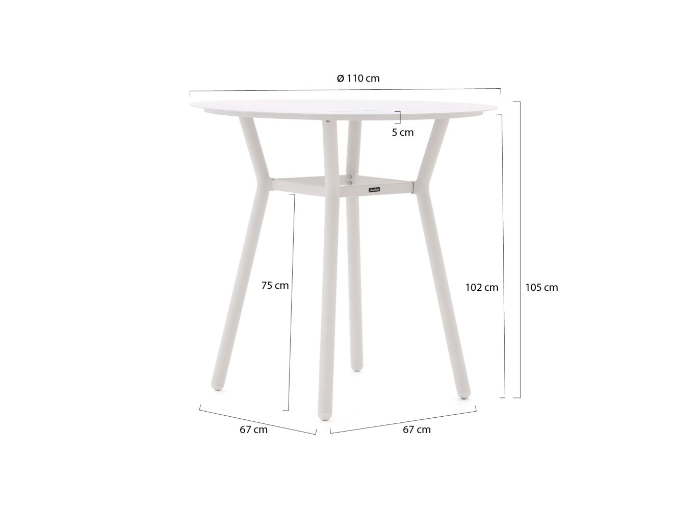 Manifesto Belpasso/Tritoni ø 110 cm Gartenbar-Set 5-teilig stapelbar Weiß 110cm Manifesto Belpasso/Tritoni ø 110 cm Gartenbar-Set 5-teilig stapelbar Weiß 110cm