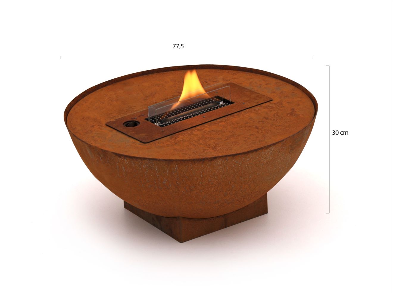 Tenderflame Prometheus 80 Kamin ø 77,5 cm (h:30 cm) günstig online kaufen