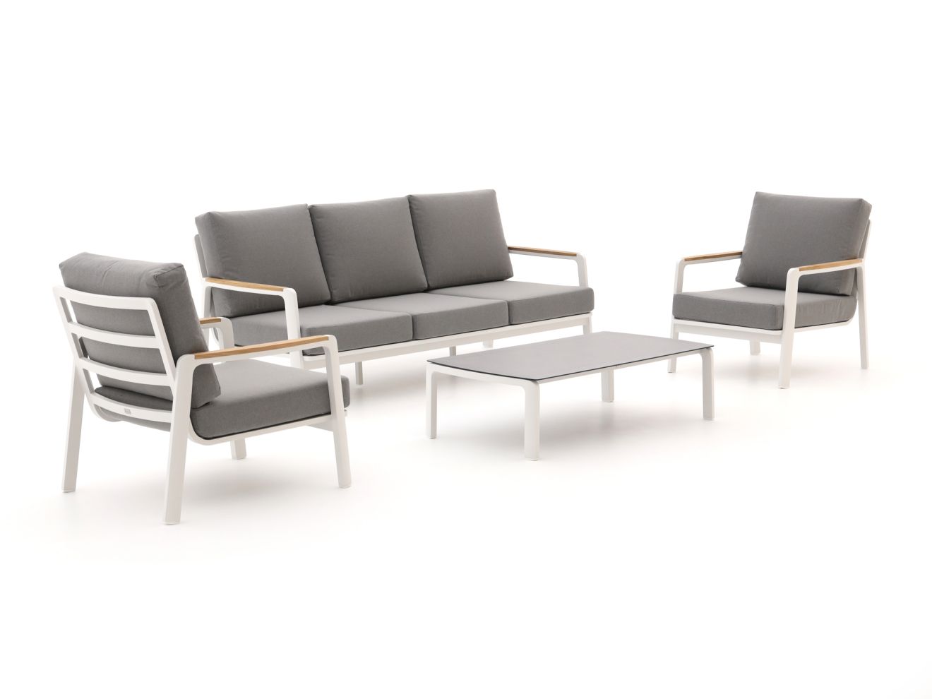 Bellagio Ciane Sessel-Sofa Lounge-Set 4-teilig (5-Sitzer)