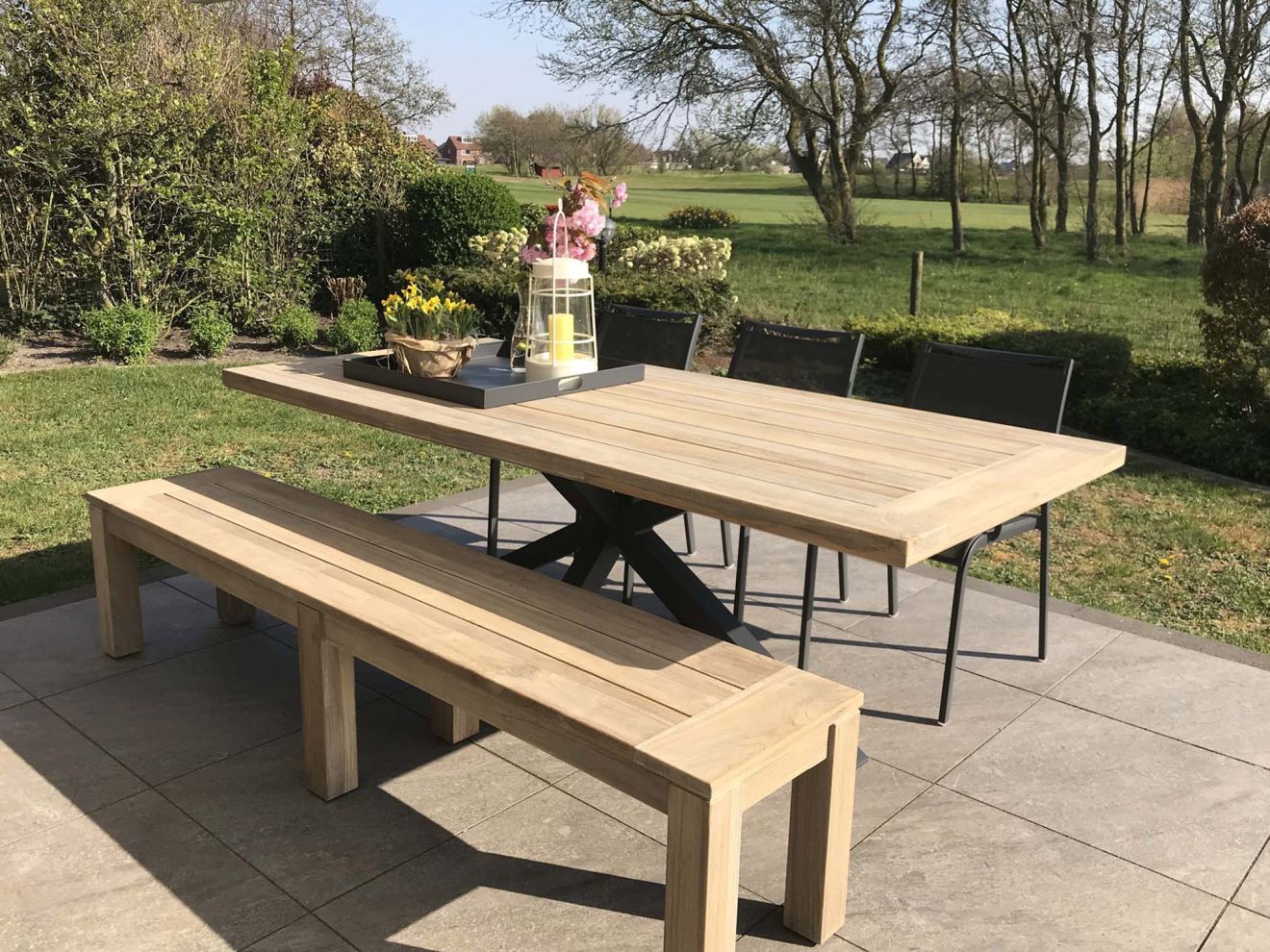 Bellagio Montorio Gartentisch 220x100 cm...