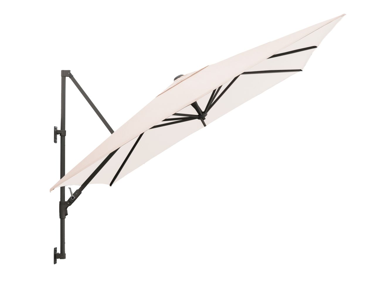 Shadowline Wandsonnenschirm 250x250 cm R...