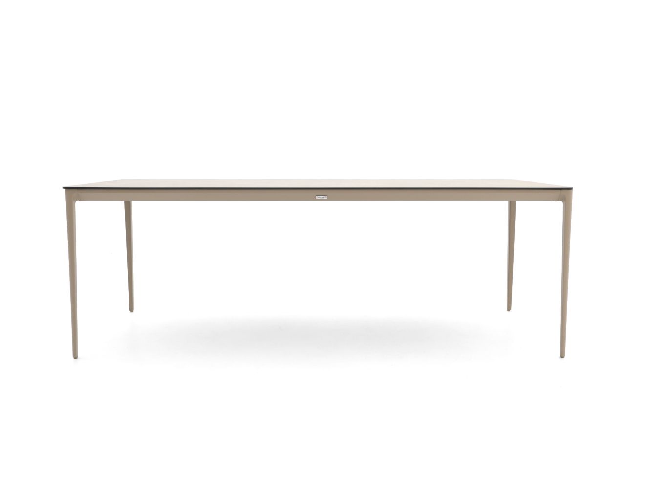Tierra Outdoor Elegante Gartentisch 219x92x74 cm Taupe