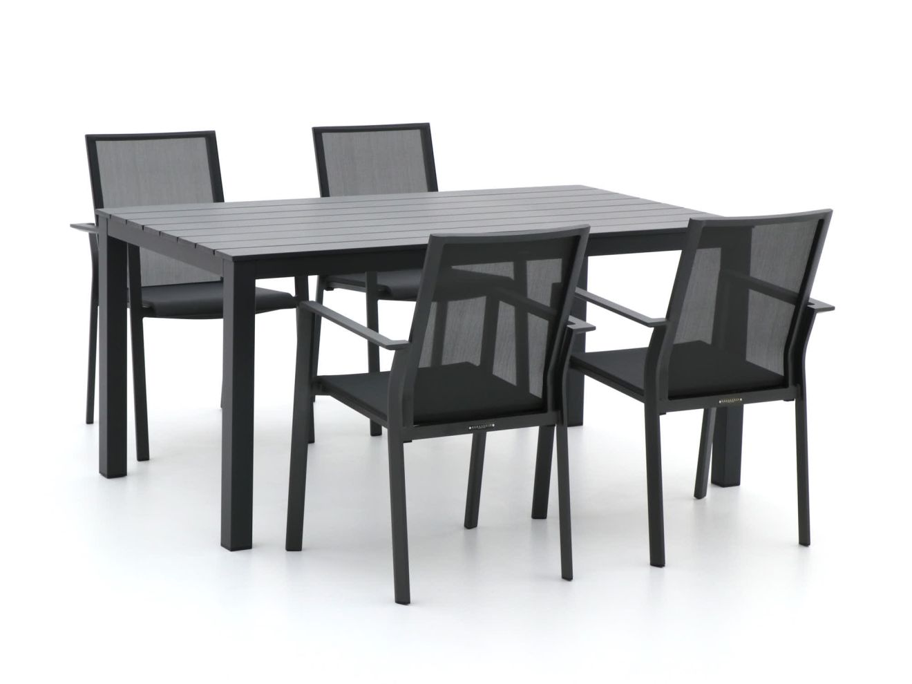 Bernstein Amberg/Menzano 160 cm Gartenmöbel-Set 5-teilig günstig online kaufen