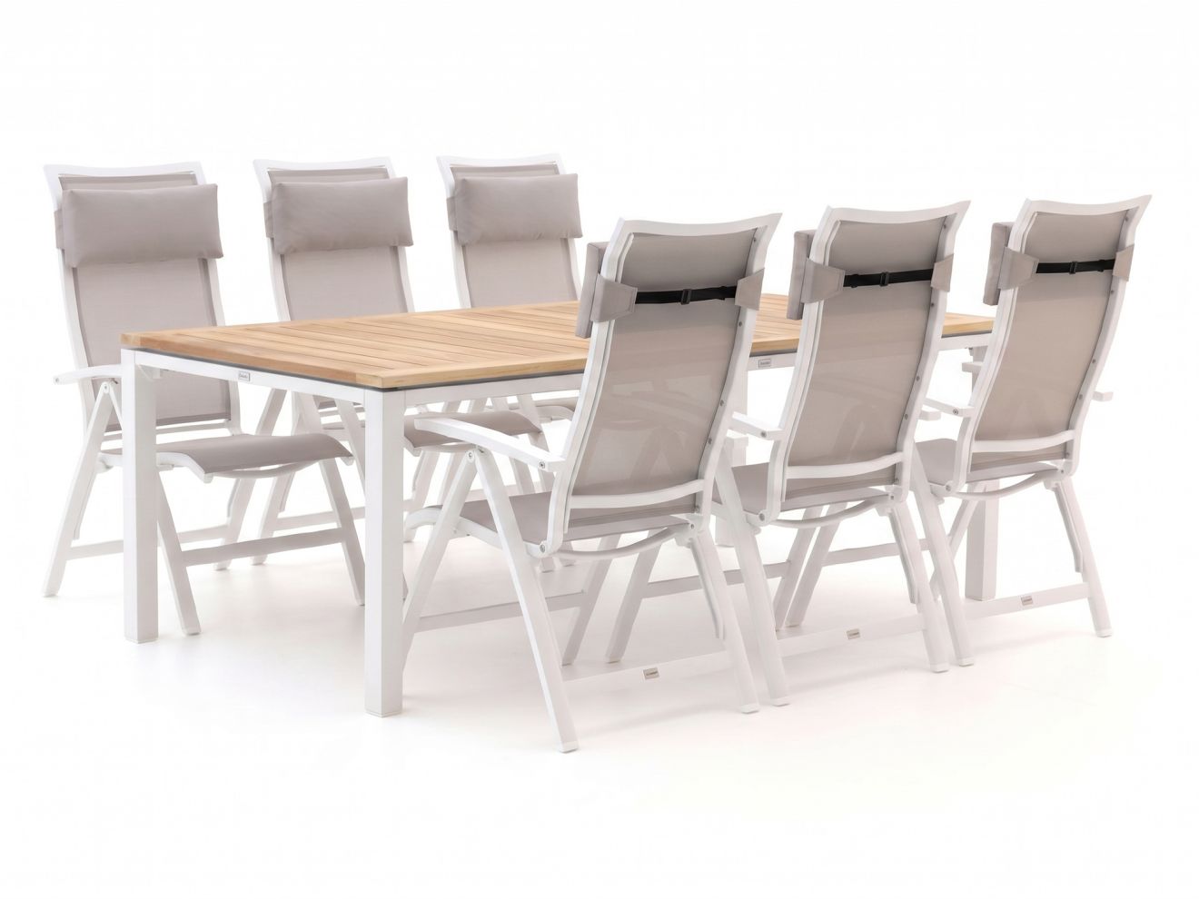 Bellagio Lugo/Linosa 240cm dining tuinset 7-delig verstelbaar  240cm Rabatt: 15 %