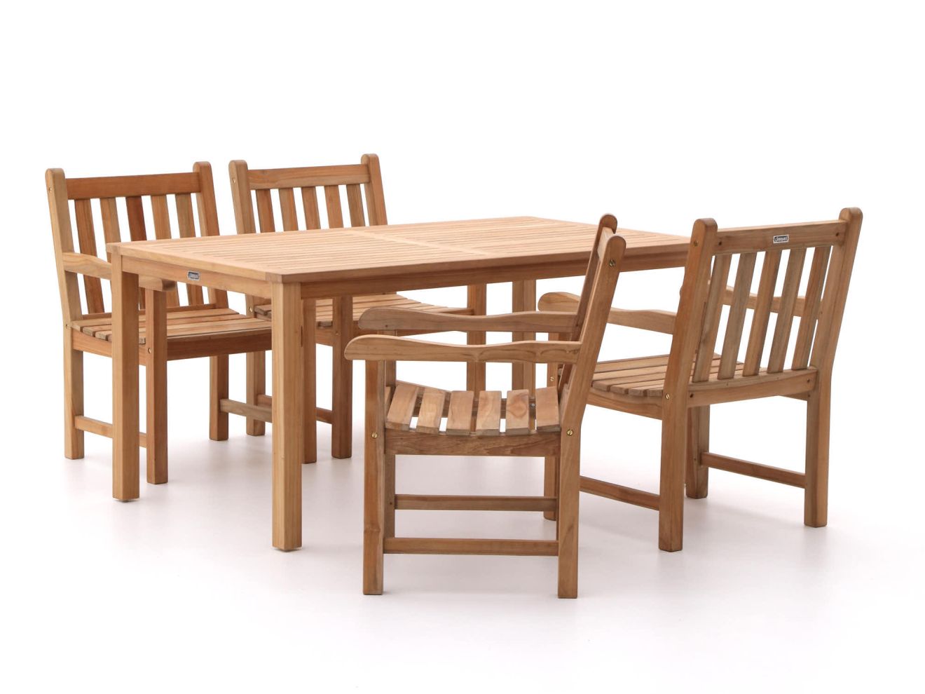 Sunyard Wales/Liverpool 160 cm Gartenmöbel-Set 5-teilig Braun  Rabatt: 32 %