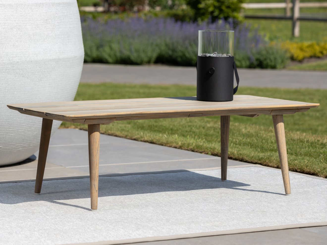 ROUGH-K Loungetisch 120x60x38 cm Braun  Rabatt: 20 %