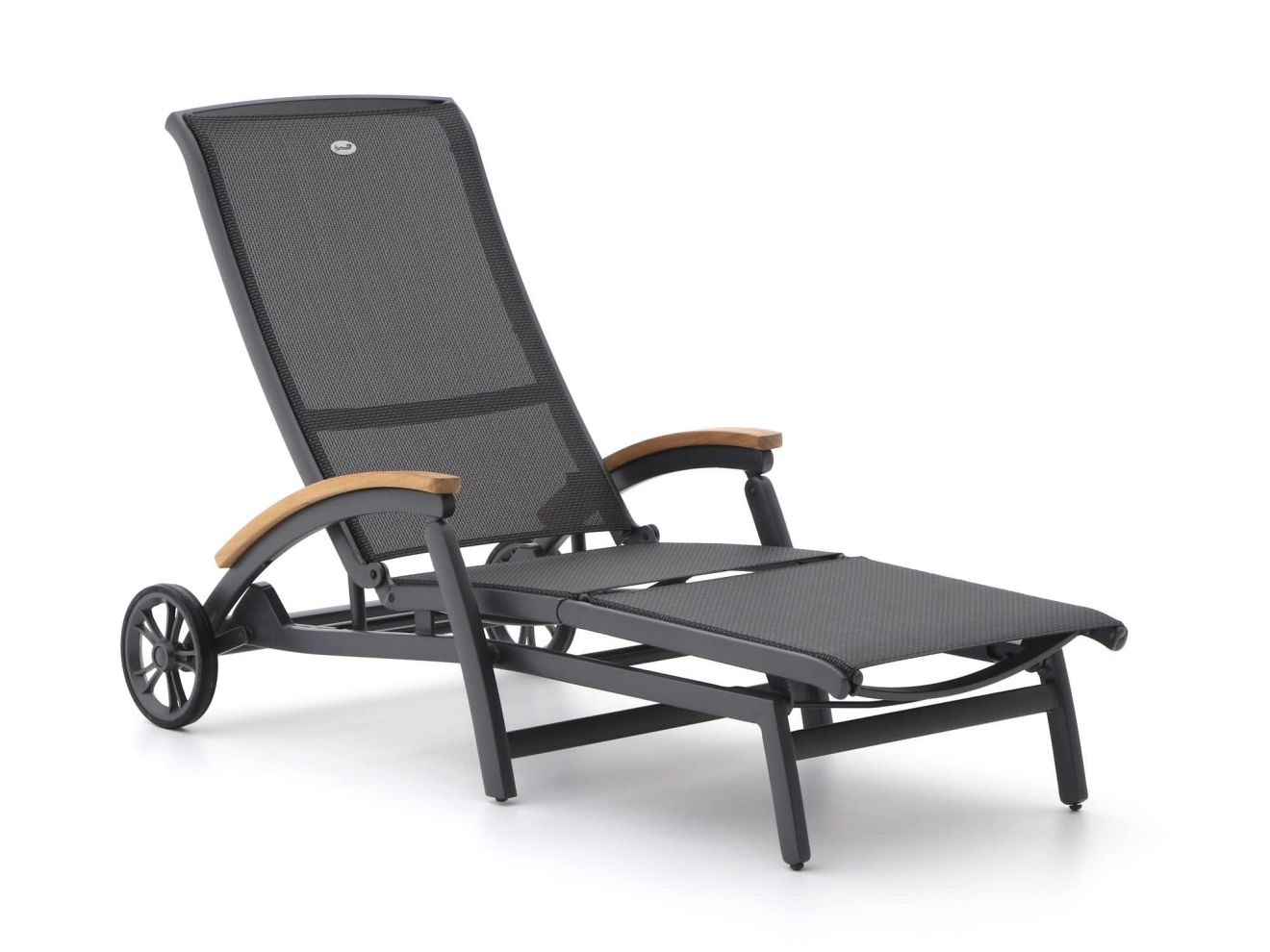 Hartman Da Vinci Gartenliege mit Rädern Grau  Rabatt: 35 %