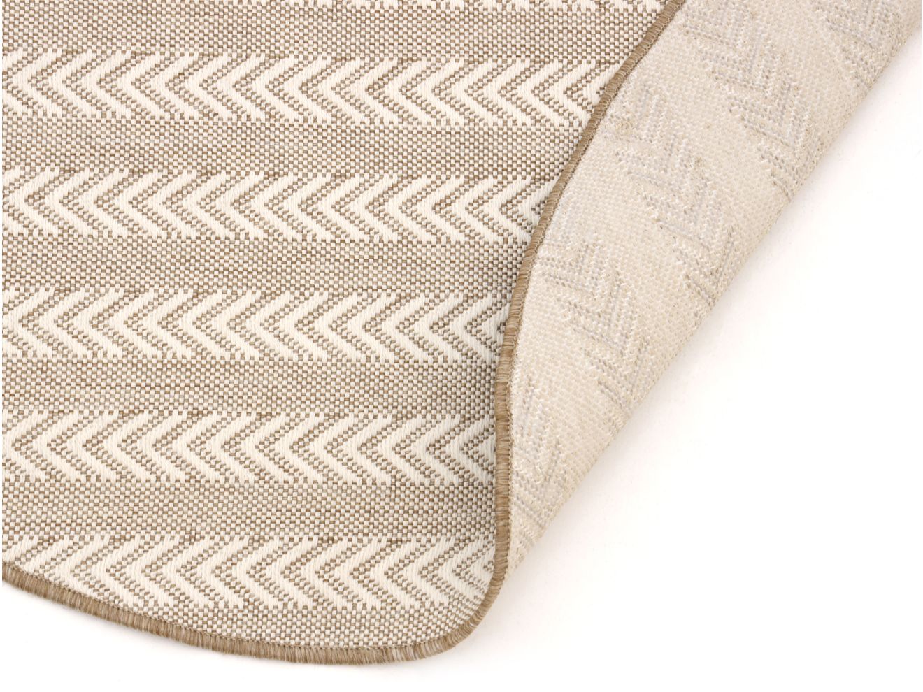 Rodrigo Outdoor Teppich ø 160 cm Weiß 160cm Rabatt: 59 %