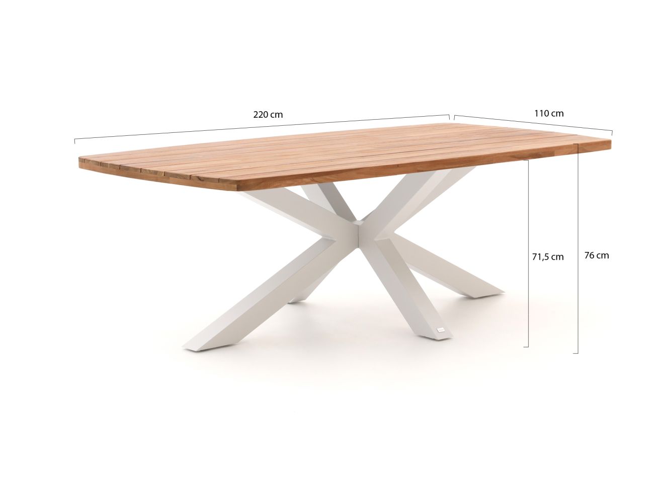 Bellagio Vezzano/Induno Dänisch oval 220 cm Gartenmöbel-Set 7-teilig günstig online kaufen