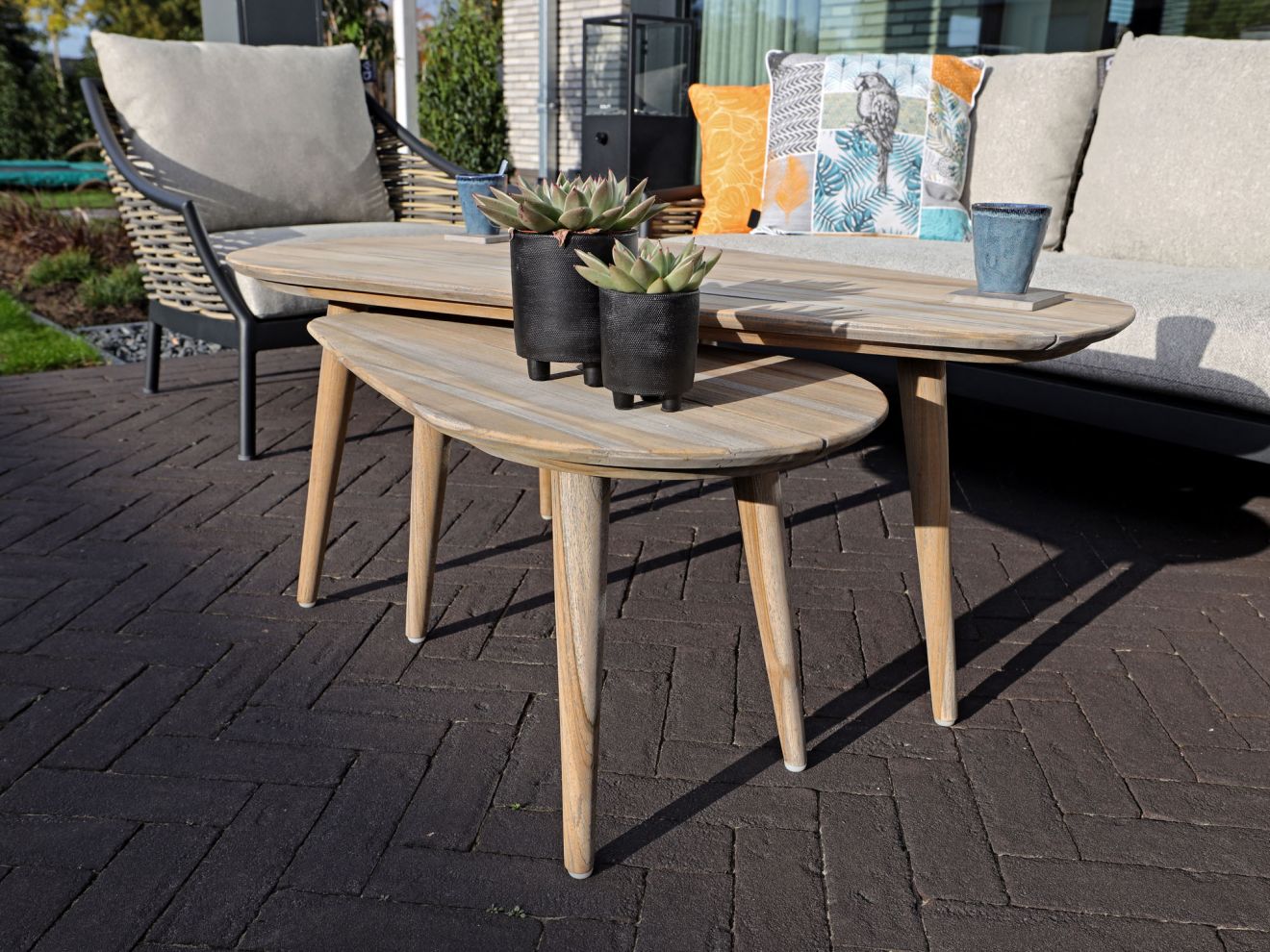 ROUGH-K Loungetisch 66x116x45 cm Braun Rabatt: 20 % ROUGH-K Loungetisch 66x116x45 cm Braun Rabatt: 20 %