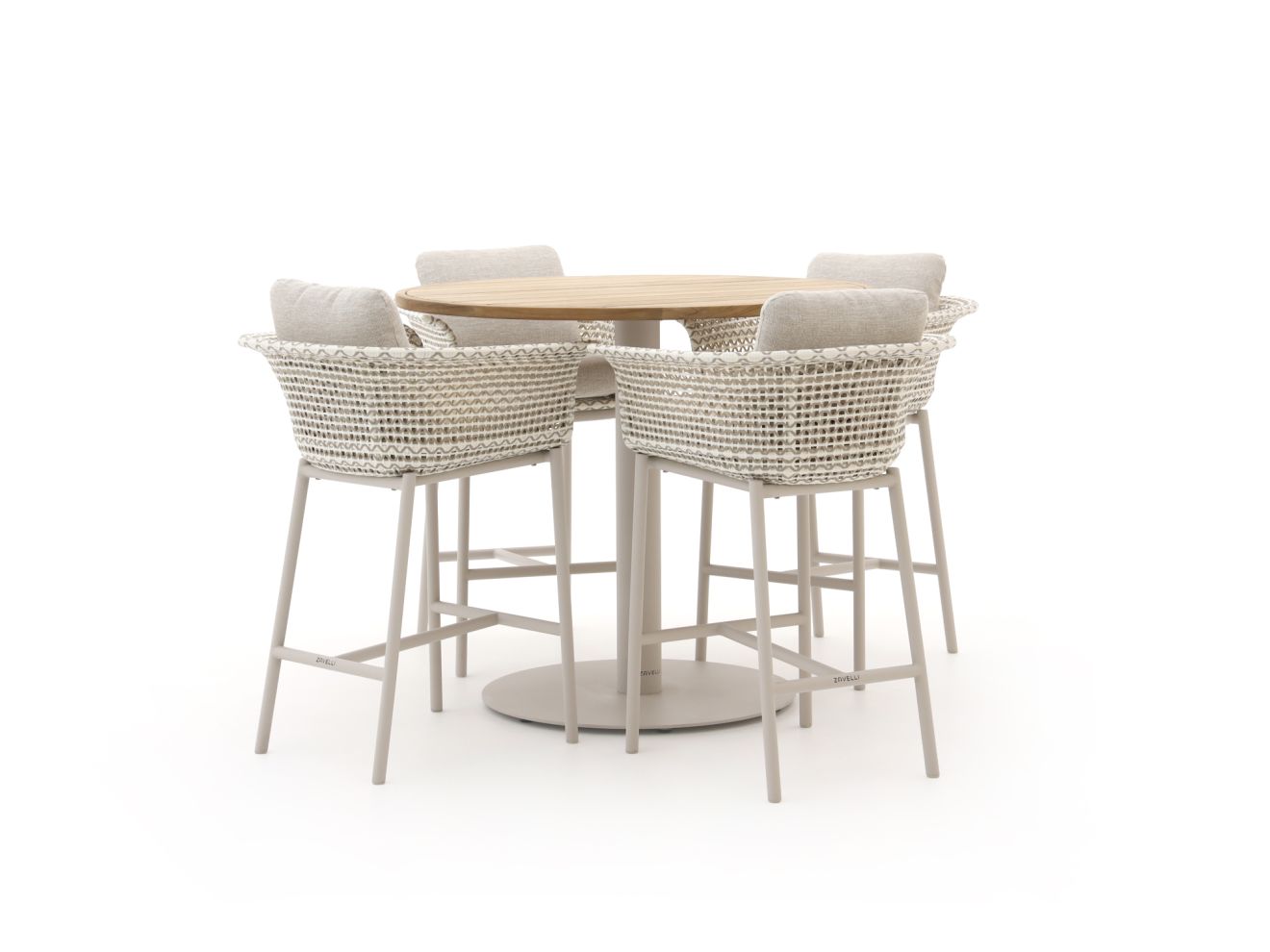 Zavelli Cuore ø 120 cm Gartenbar-Set 5-teilig günstig online kaufen