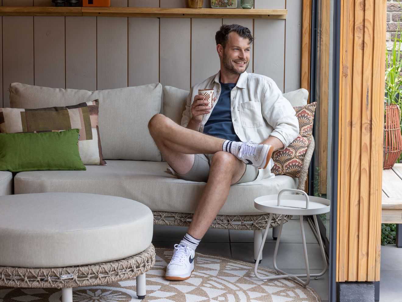 Manifesto Pito Beistelltischl ø 44 cm (h:51 cm) Taupe 44cm Rabatt: 29 %