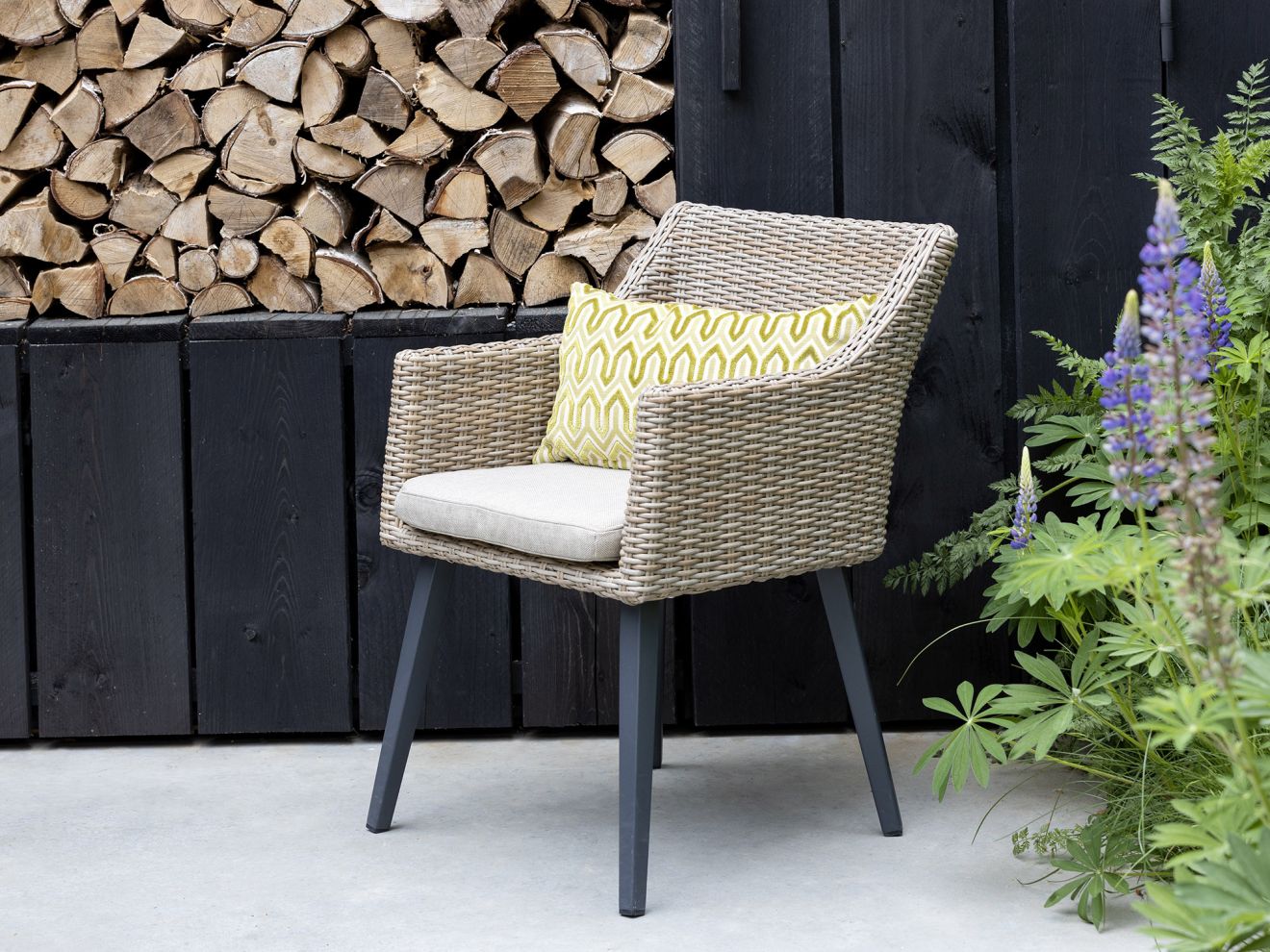 Manifesto Matese Gartenstuhl Taupe  Rabatt: 35 %