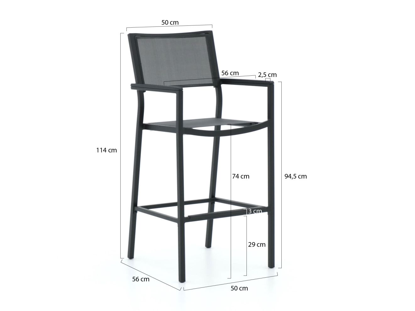 Bellagio Roma/Trecenta 75 cm Gartenbar-Set 3-teilig günstig online kaufen