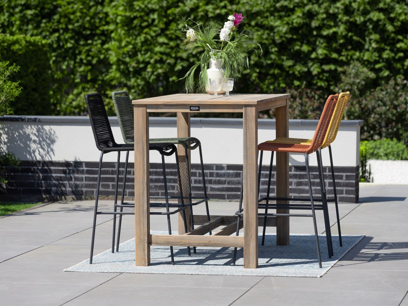 Manifesto Mussa Barhocker Outdoor stapel...