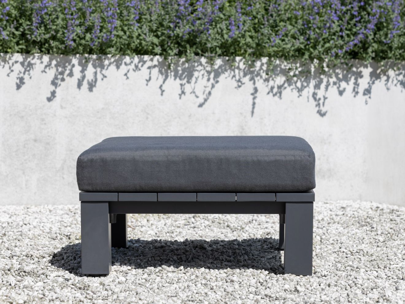 Bellagio Campazzo Gartenhocker 85x85x30 cm Grau  Rabatt: 27 %