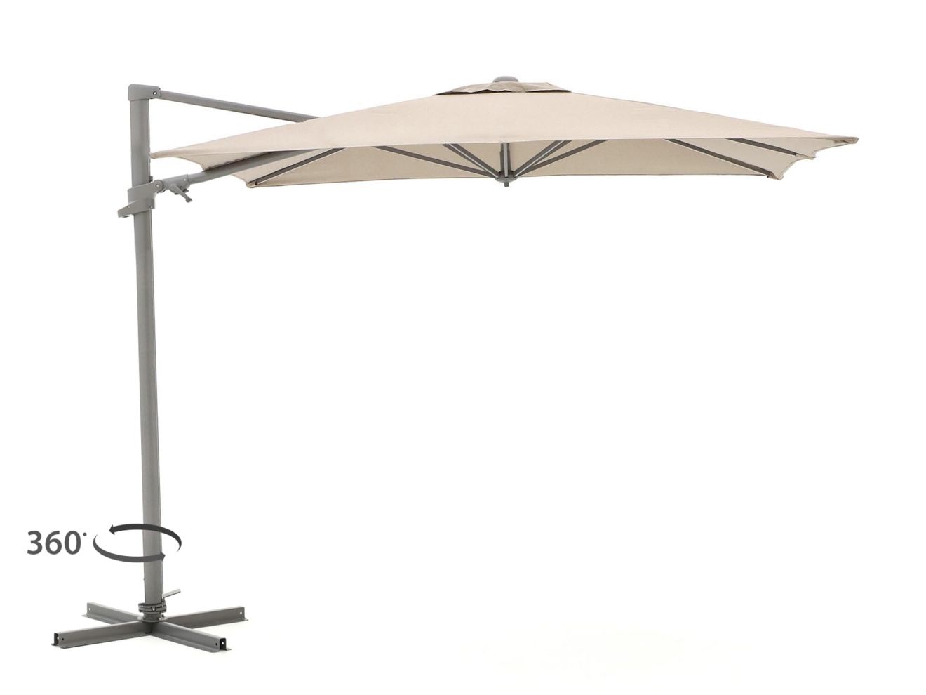 Shadowline Francisco Ampelschirm 300x300 cm Taupe