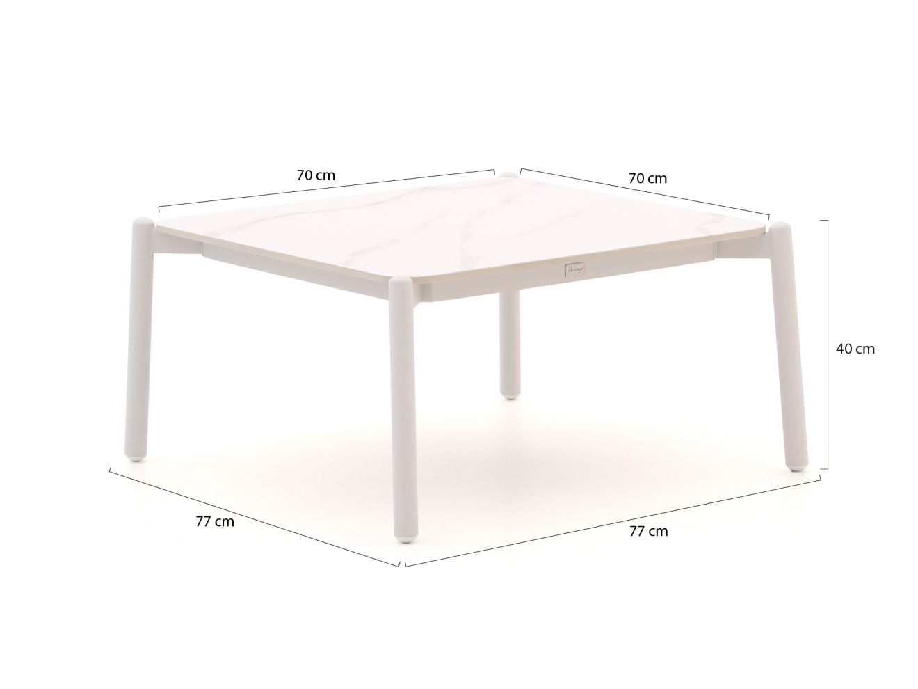 Bellagio Cupello loungetisch 77x77x40 cm günstig online kaufen