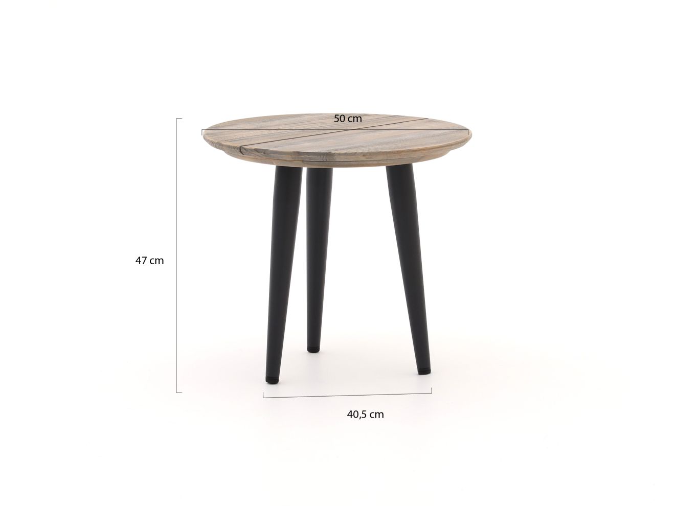 ROUGH-K Beistelltisch ø 50 cm Grau 50cm Rabatt: 21 %