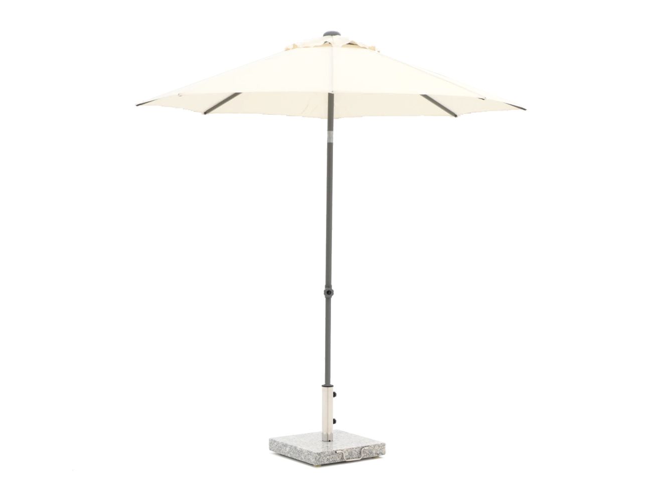 Shadowline Push-up Sonnenschirm ø 250 cm Weiß 250cm Rabatt: 20 %