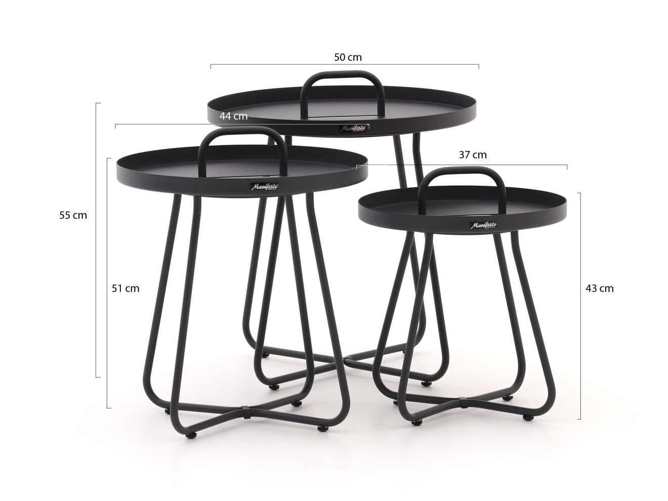 Manifesto Pito Beistelltisch Outdoor-Set...