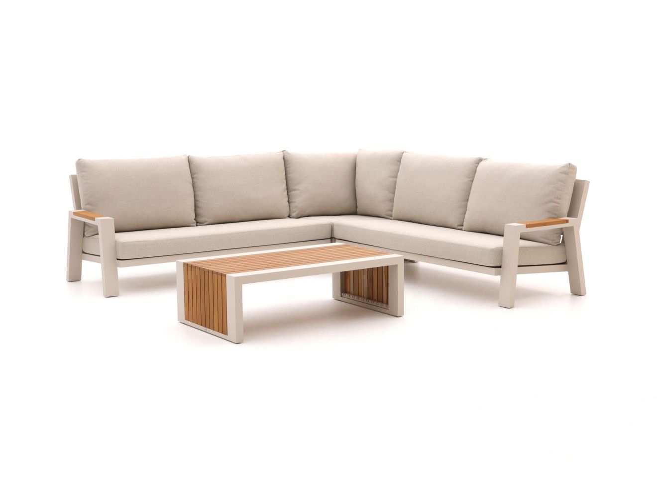 Bellagio Bisenzio Ecklounge-Set 4-teilig Taupe 284x284cm Rabatt: 20 %