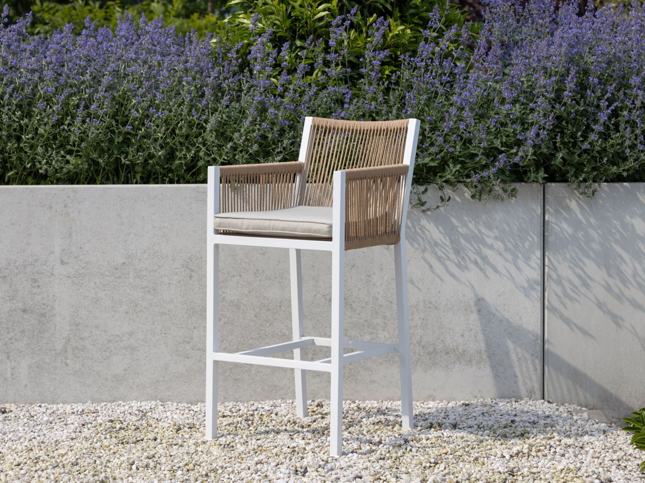 Manifesto Rivola Barhocker Outdoor Weiß...