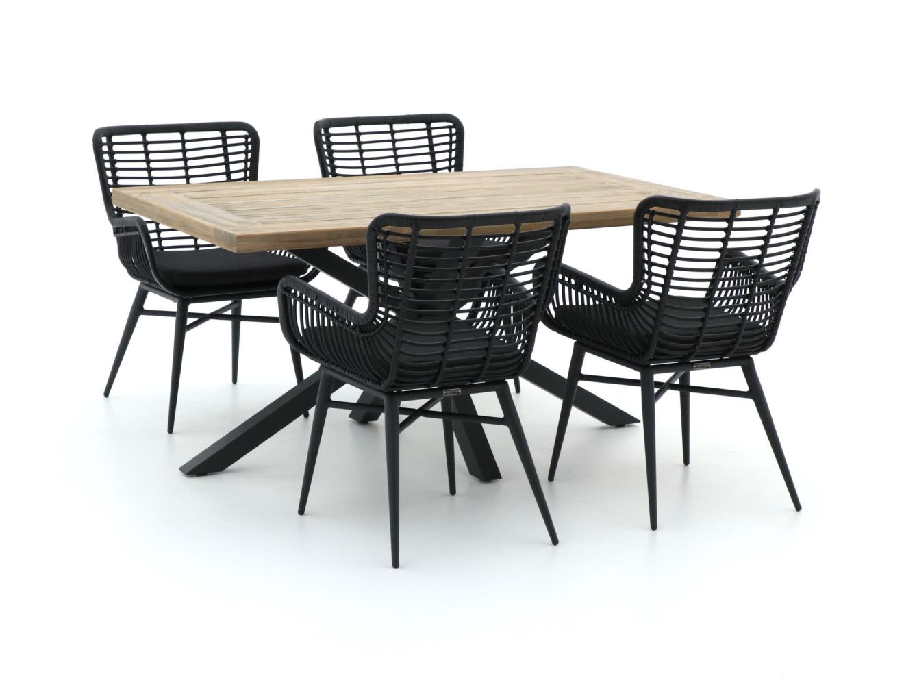 Intenso Asti/Montorio 160 cm Gartenmöbel-Set 5-teilig günstig online kaufen
