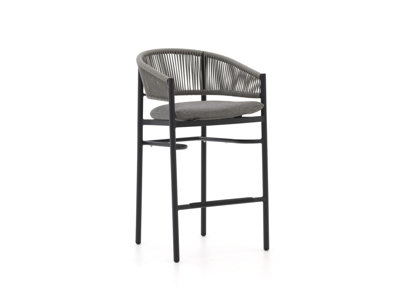 Bellagio Panaro/ROUGH-Y Ellips 240 cm Gartenbar-Set 7-teilig Grau