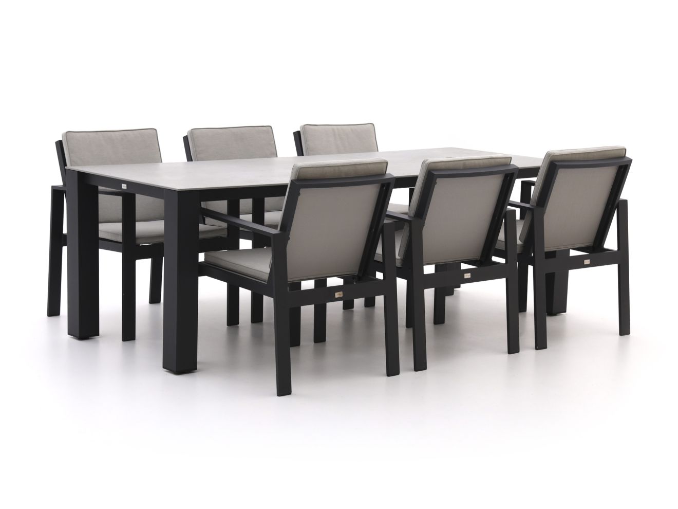 Bellagio Vezzano/Lagundo 230 cm Gartenmöbel-Set 7-teilig Grau  Rabatt: 24 %