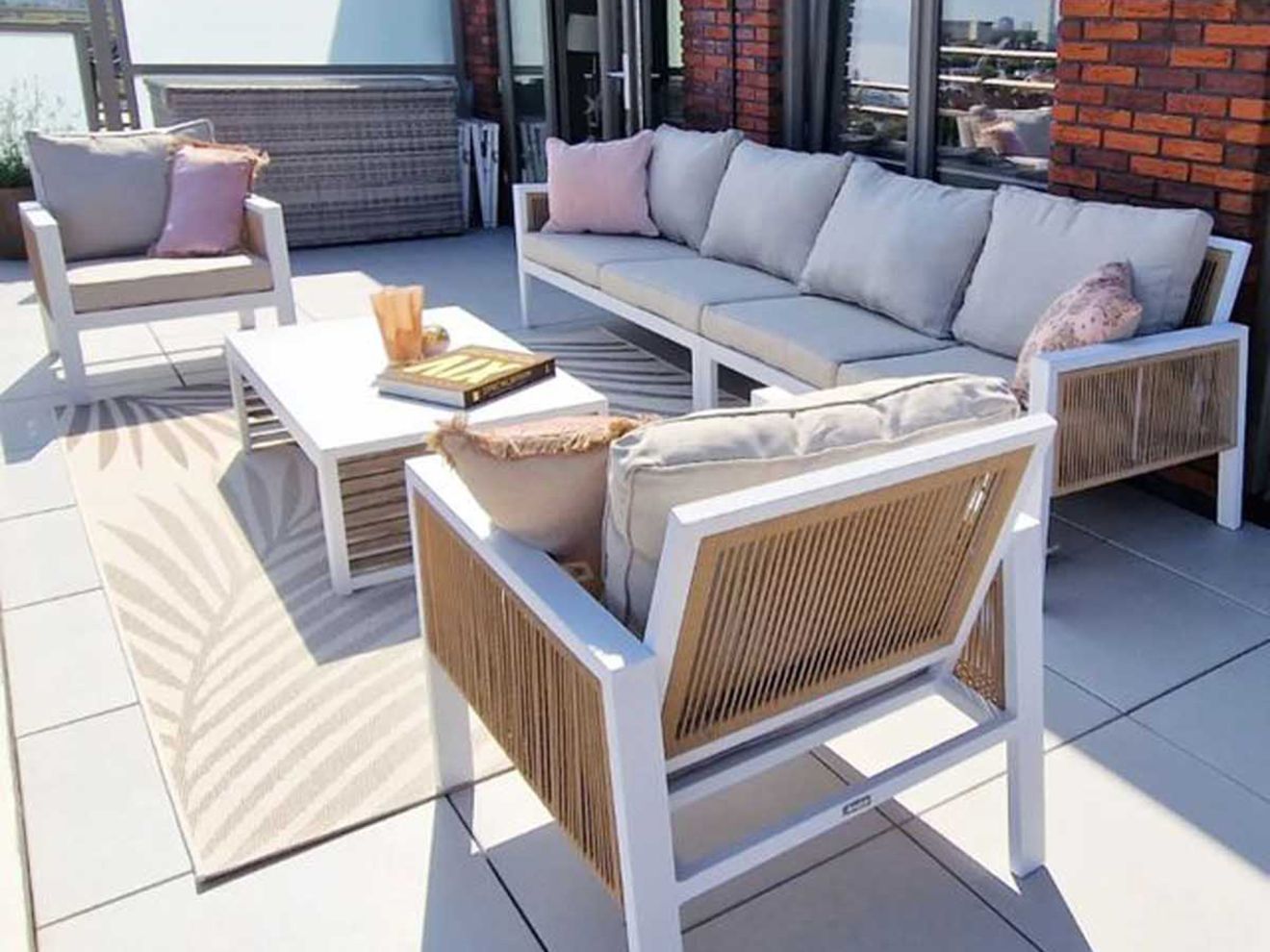Bellagio Cadora Loungetisch 120x70x36 cm...