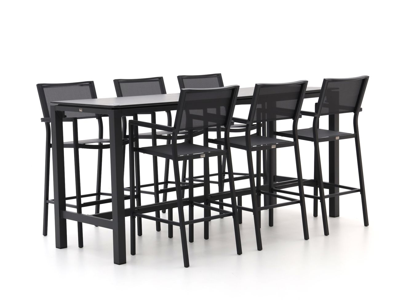 Bellagio Roma/Trecenta 225 cm Gartenbar-Set 7-teilig