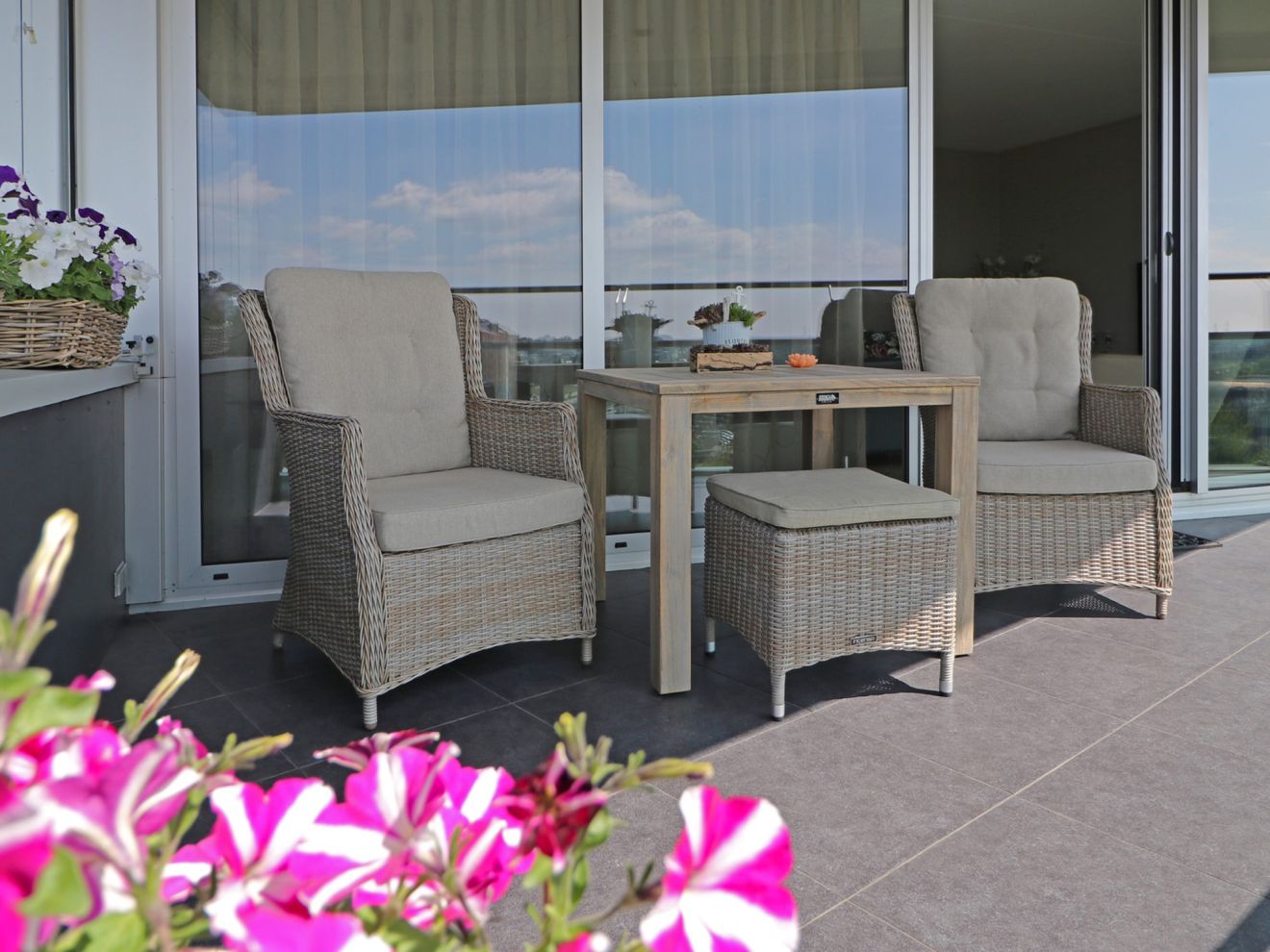 Intenso Fabrizi Gartenhocker Taupe Raba... Intenso Fabrizi Gartenhocker Taupe Raba...