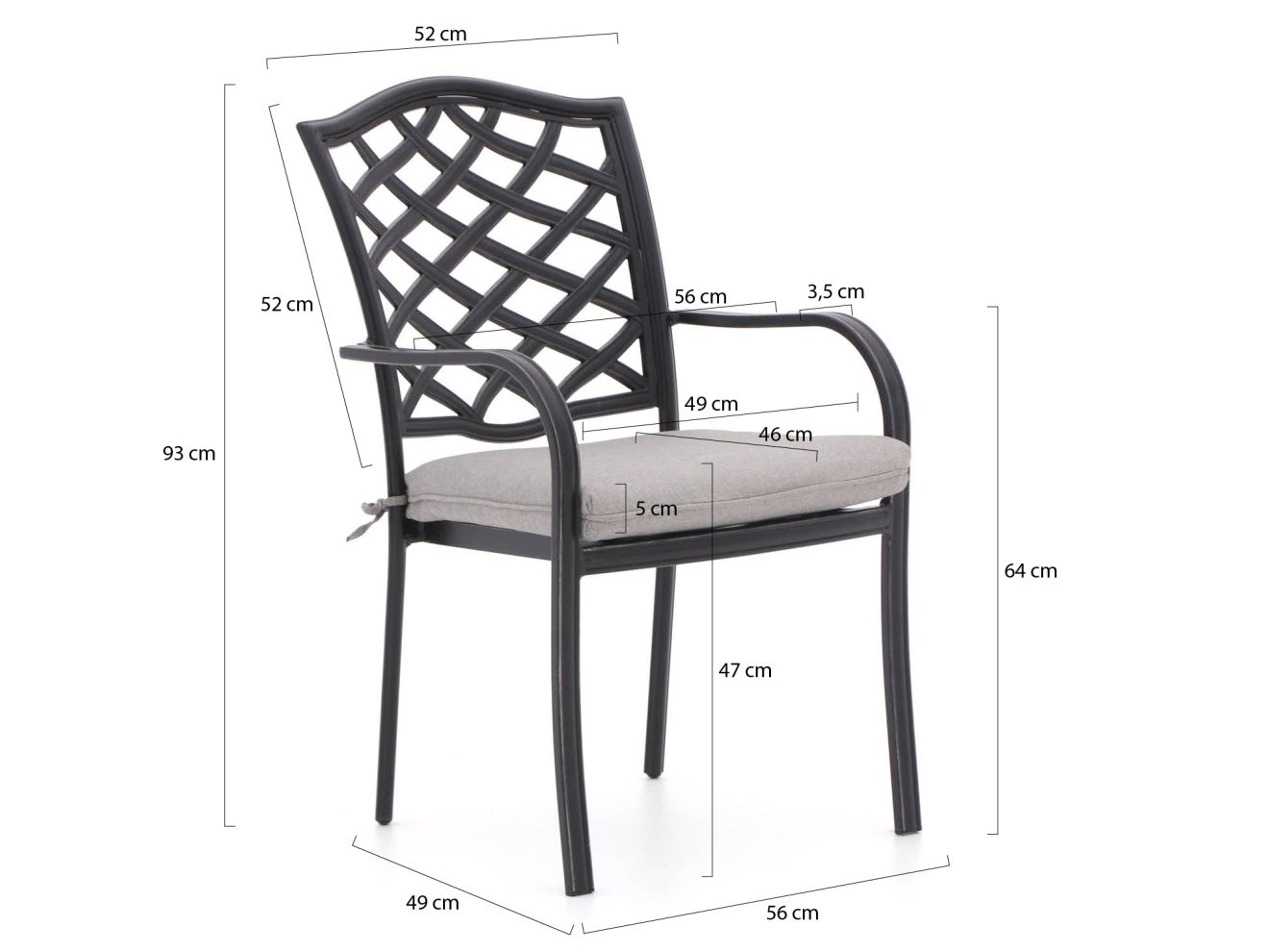 Hartman Berkeley/ROUGH-K ø 115 cm Gartenmöbel-Set 5-teilig günstig online kaufen