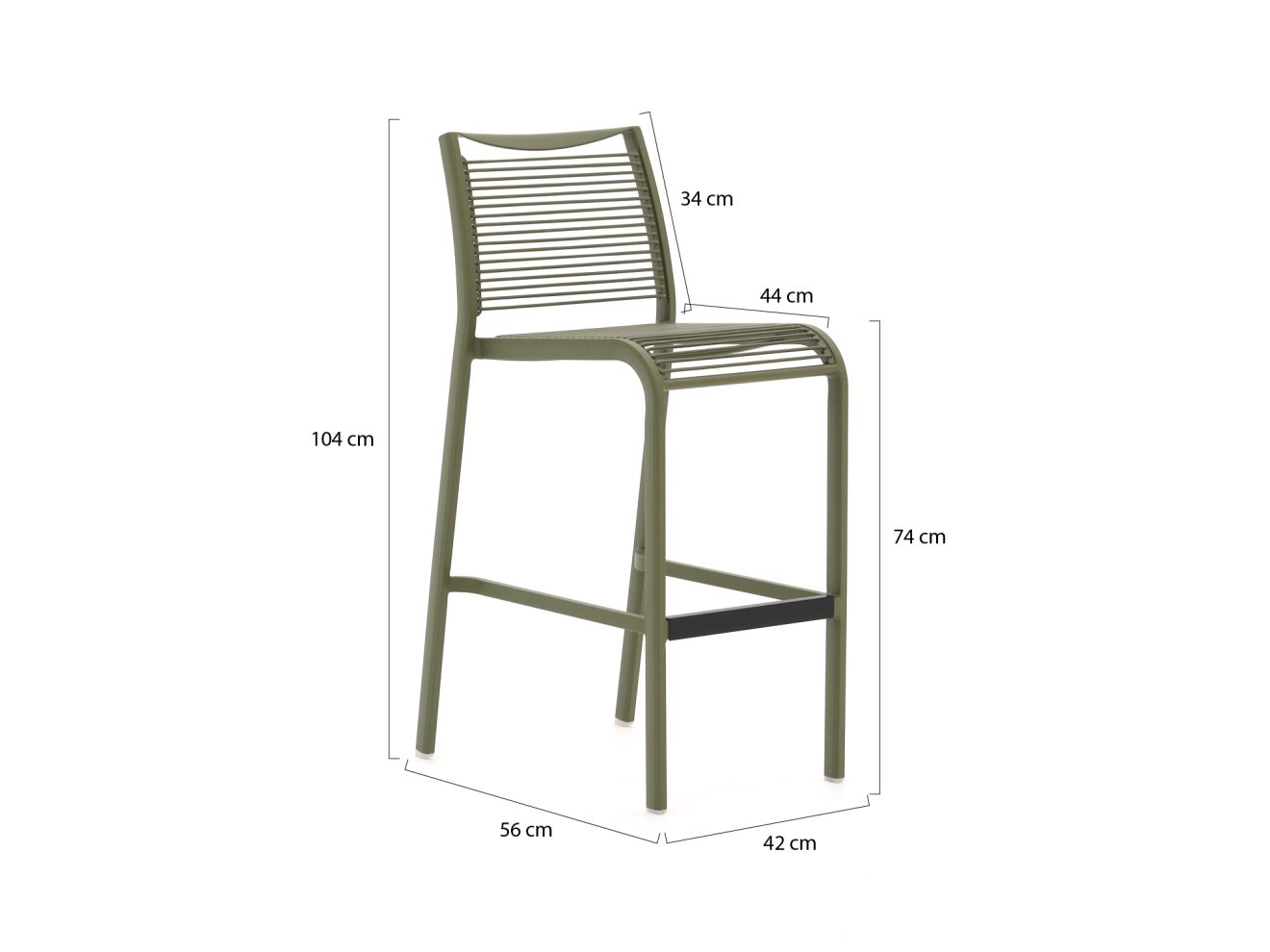 Apple Bee Hawaii/ROUGH-X 80 cm Gartenbar-Set 3-teilig günstig online kaufen