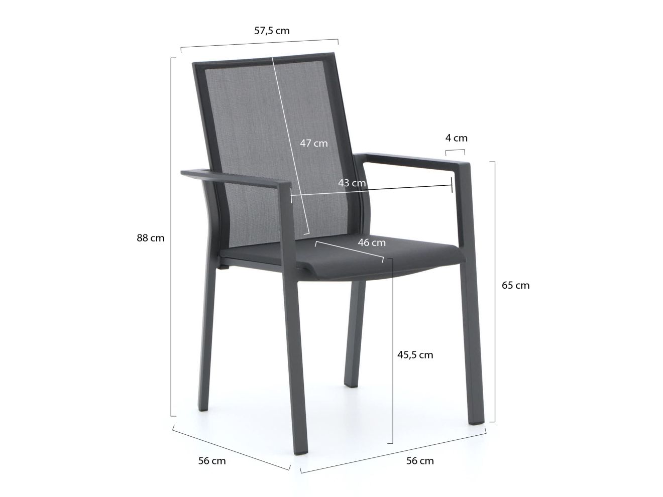 Bernstein Amberg/Menzano 160 cm Gartenmöbel-Set 5-teilig günstig online kaufen