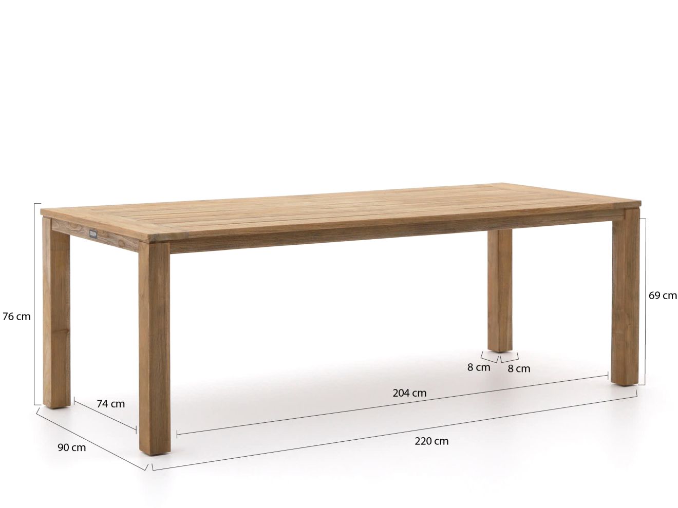 Intenso Fabrizi/ROUGH-S 220 cm Gartenmö...