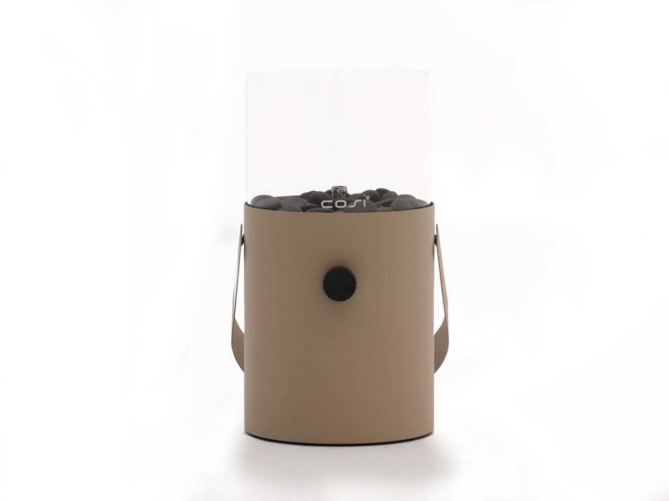 Cosiscoop Original Tischkamin ø 16 cm (h:30 cm) Taupe 16cm