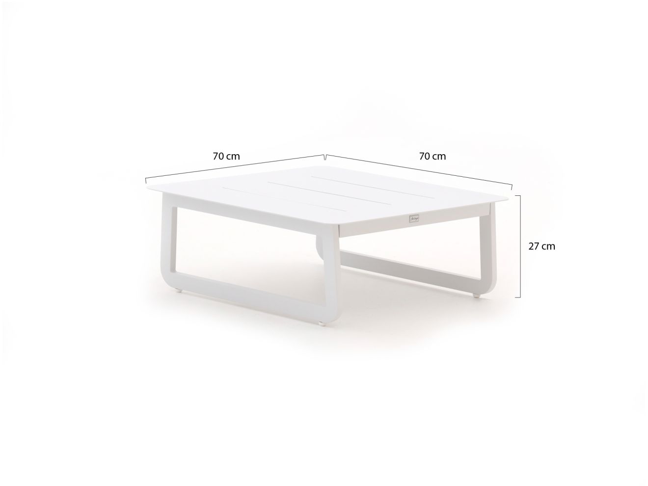 + 10 % Kassenrabatt | Bellagio Bertinoro Loungetisch 70x70x27 cm