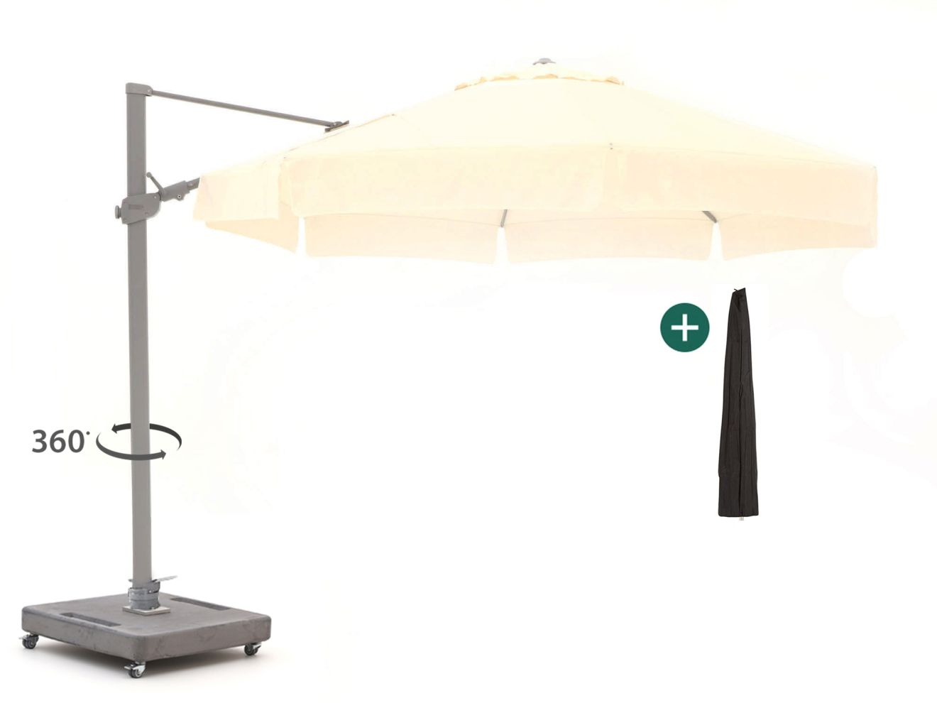 Shadowline Miami Ampelschirm ø 350 cm günstig online kaufen
