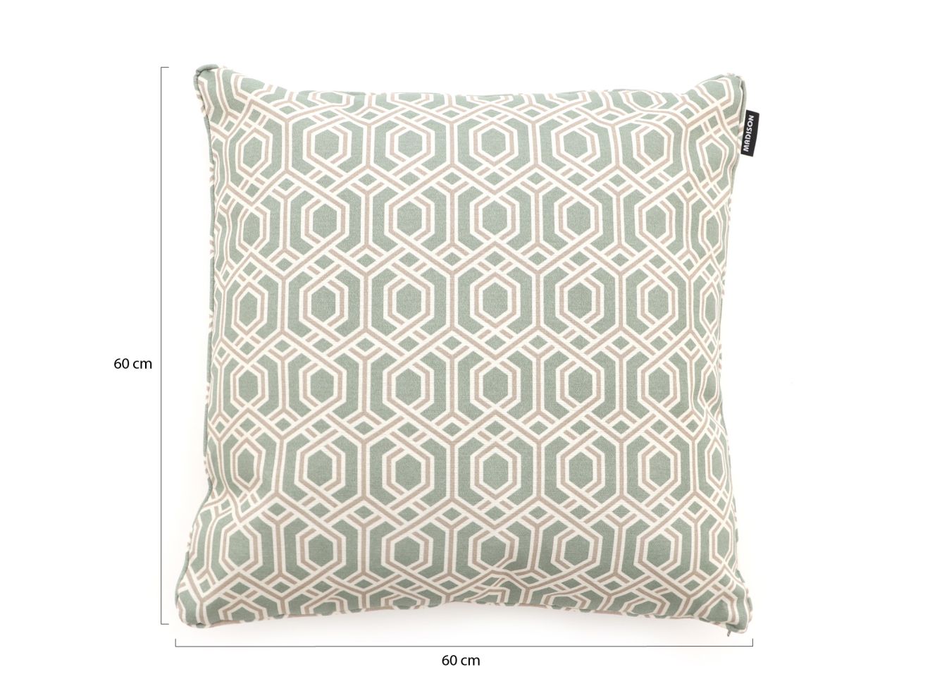 Madison Dekokissen 60x60 cm Grün 60x60cm Madison Dekokissen 60x60 cm Grün 60x60cm